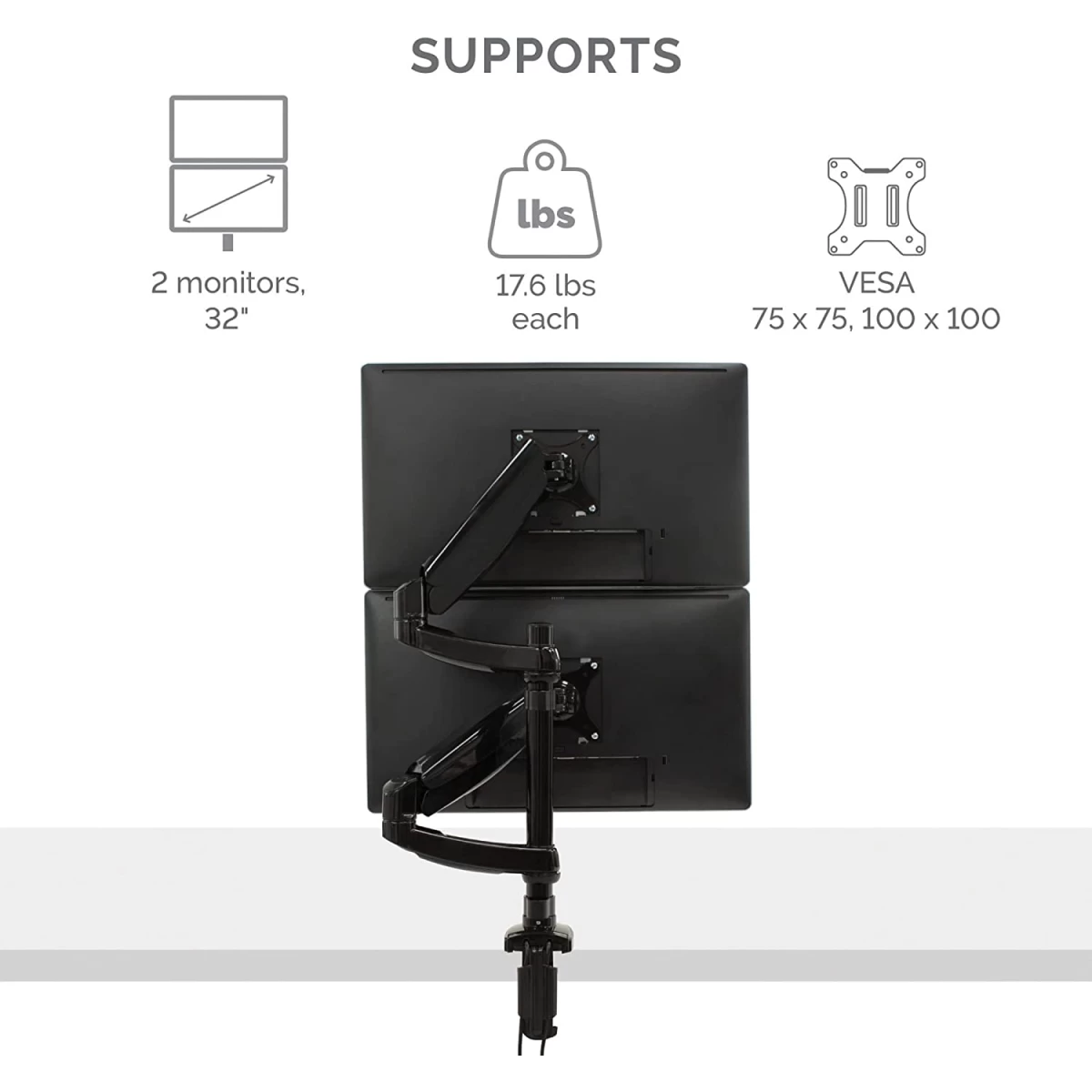 Fellowes Platinum Series Dual Stacking Monitor Fellowes Platinum Series Dual Stacking Monitor